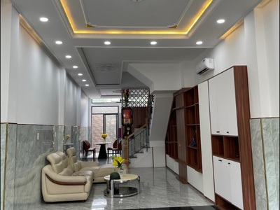 Nhà đường xe hơi tránh nhau, 1806 huỳnh tấn phát, thị trấn nhà bè, 84m2, 4 tầng, chỉ 6.9 tỉ 1