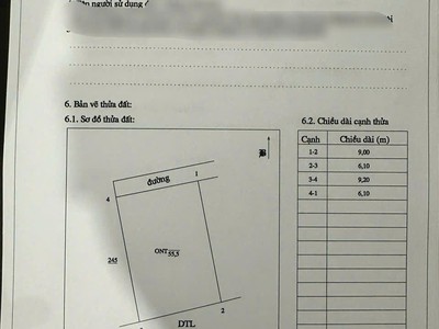Văn giang, hưng yên, 55,5/85m2, mt hậu 6.1m, đường 4m, gần vành đai 4, nhỉnh 1.7 tỷ, 3