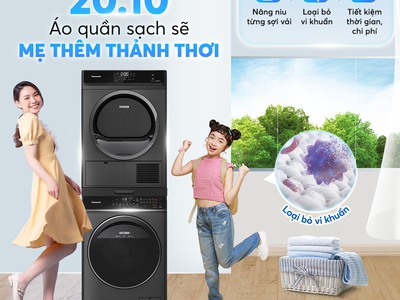 Máy sấy bơm nhiệt Panasonic Eh95jd1bv, Eh05jd1bv giá tốt 2