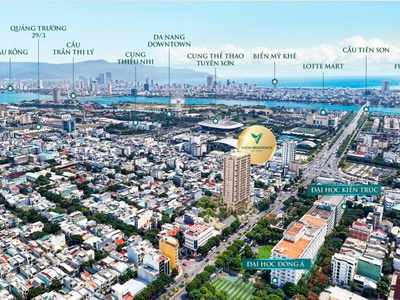 Ưu đãi chiết khấu 12 và quà tặng 100tr đồng khi booking căn hộ cao cấp giữa trung tâm TP Đà Nẵng 0
