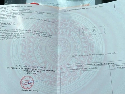 Bán đất đấu giá khê nữ nguyên khê nhỉnh 6 tỷ 1