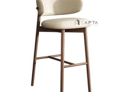 Ghế quầy đảo bếp gỗ ash bọc da pvc cao cấp CB LEO-75P Nội thất Capta 2