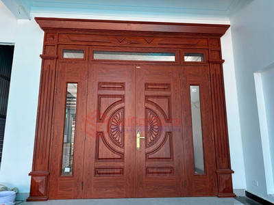 Cửa Thép Vân Gỗ SaiGonDoor 1