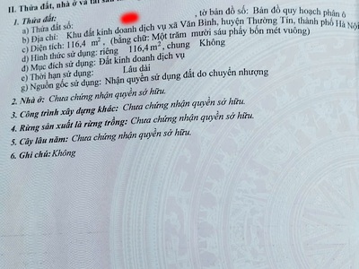 Bán nhà và đất tại cầu dừa, thường tín, cơ hội tăng giá mạnh 4