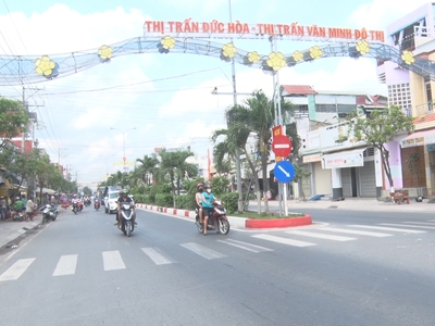 Cần bán lô đất thổ cư đẹp, không vướng - tại thị trấn Đức Hòa, Long An 1