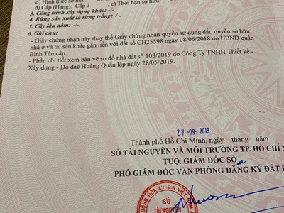 Chính chủ bán nhanh nhà 39/16  lô tư,bình tân, 3