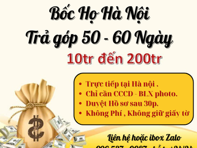 Bốc Họ trả góp 50-60 ngày nhanh chỉ cần Giấy tờ CCCD photo 0