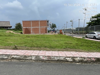 Cần bán gấp, đất nền, thổ cư, loại 1, giá ngộp tp. Biên Hòa 0