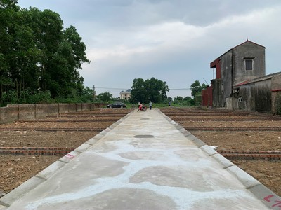 Thửa đất 60m2, mt6m, 1.25 tỷ, ô tô đỗ cửa, vệ linh, sóc sơn. 1