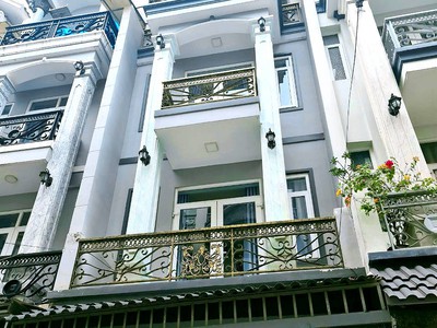 Nhà đẹp 4 tầng hxh - khu phân lô cao cấp, ở hoặc làm văn phòng, chỉ 5.8 tỷ tl 0