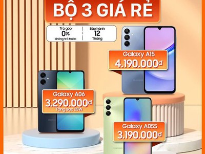 Bộ ba giá rẻ chốt ngay 0