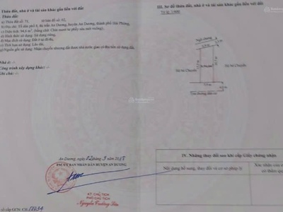 Siêu đẹp   giá tốt - chính chủ bán 2 lô đất tại thị trấn an dương, hải phòng 1