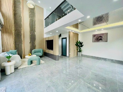 Nhà Mới Đẹp Lê Đức Thọ 7,5m x 7,5m x 5 Tầng Lô Góc HXH Tặng Nội Thất - chỉ 7,x Đ 1