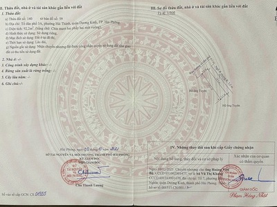 Bán 2 lô Đất Hải Thành, Dương Kinh, Hải Phòng, ngay gần trường học 0