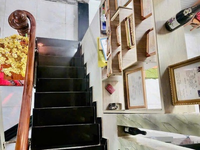 Nhà sang trọng 1 trệt 3 lầu ô tô đỗ trong nhà đường nhựa 7m hiệp thành 13 3