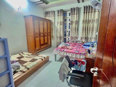 Nhà sang trọng 1 trệt 3 lầu ô tô đỗ trong nhà đường nhựa 7m hiệp thành 13 4