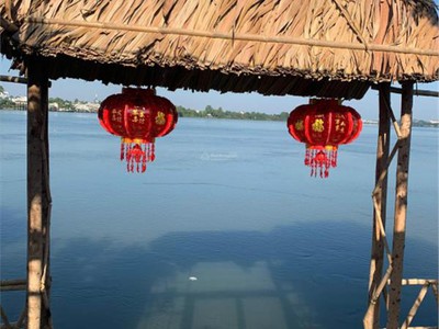 Biệt thự góc 2 mt sông đồng nai cách tt q1 chỉ 30km, nhà mới đẹp ở ngay, dt 395m2 có 250m2 thổ cư 1