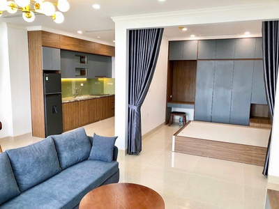 Cho thuê chdv 1 ngủ 1 khách 60m2 tại vệ hồ, tây hồ, ô tô đỗ cửa 2