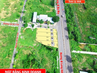Mặt bằng kinh doanh mặt tiền tỉnh lộ 44a long điền dt 135 m 80tc 1,6 tỷ 0