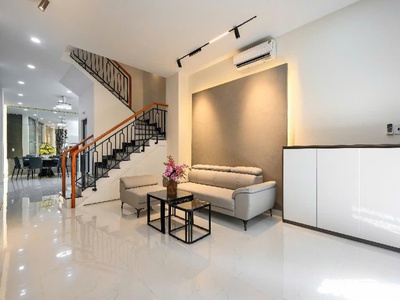 Nhà hẻm thông xe hơi mới xây gần cityland parkhill gò vấp   full nội giá nhỉnh 6tỷ. nhà nở hậu 2