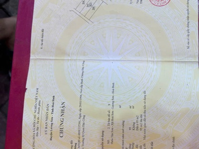 Cc gửi bán 95m full tại khu phân lô pccc huyện ls giáp danh tt xuân mai 1