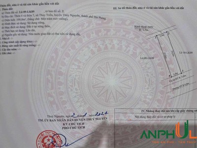 Bán cặp song sinh tại khu đấu giá Thuỷ Triều, Thuỷ Nguyên, Hải Phòng 1