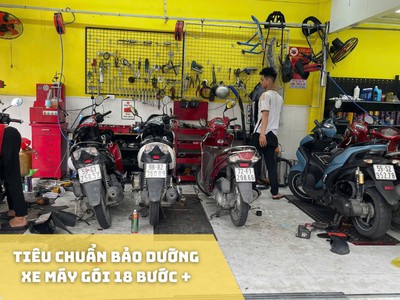 Gói bảo dưỡng xe máy 18 bước   chuyên nghiệp 0