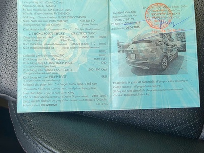 Cần bán Mazda CX 5 2016 2.5 AT 2WD - 64000 km- 540 triệu 2