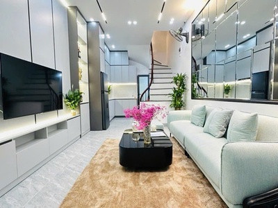 Nhỉnh 5 tỷ - hoàng hoa thám - ngõ thông - nhà đẹp ở ngay - 2 thoáng - 27m 5 tầng 1