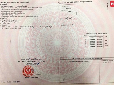 Bán gấp lô đất xã Phú Hoà Đông SỔ HỒNG RIÊNG giá 1350 tỷ 5