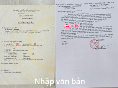 Đất chính chủ - giá tốt - vị trí đẹp tại thôn 1, xã yên bình, huyện thạch thất, thành phố hà nội 0