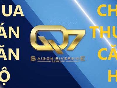 Cho thuê căn hộ Q7 Saigon Riverside diện tích 66m2. 2PN, 2WC Full 0