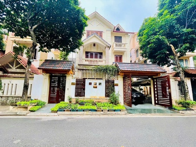 Biệt thự vip bắc linh đàm, hoàng mai mt 12.5m, 232m x 4 tầng, giá 45 tỷ tl 0