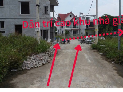 Bán 77m2  đất đấu giá đông sơn chương mỹ 1