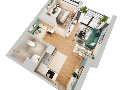 Chính chủ bán căn hộ 1 ngủ  1 - 48m2 - view hồ - giá tốt 3tỷ2 bao phí - tòa i1 vinhomes smart city 1