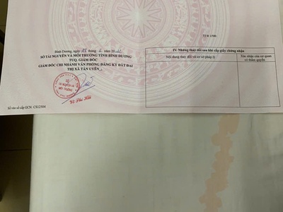 Chính chủ cần bán nhanh đất nền dự án tân long,  phường uyên hưng, thị xã tân uyên, bình dương 1