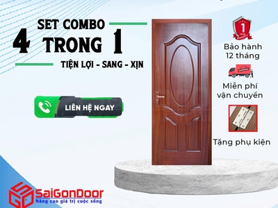 Cửa Gỗ Công Nghiệp SaiGonDoor Giải Pháp Tinh Tế Cho Ngôi Nhà Của Bạn 1