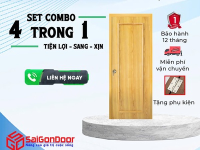 Cửa Gỗ Công Nghiệp SaiGonDoor Giải Pháp Tinh Tế Cho Ngôi Nhà Của Bạn 0