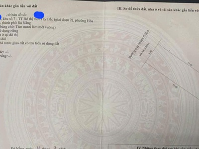 Bán đất đường hòa phú 10  gò nảy 5 cũ  - hòa minh - liên chiểu - đà nẵng. 0