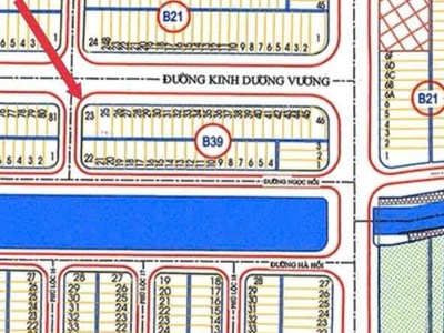 Cần bán lô góc  2 mặt tiền kinh doanh đường kinh dương vương diện tích 120m2 0