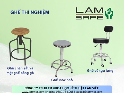 Ghế Thí Nghiệm Inox - Lam Viet 1