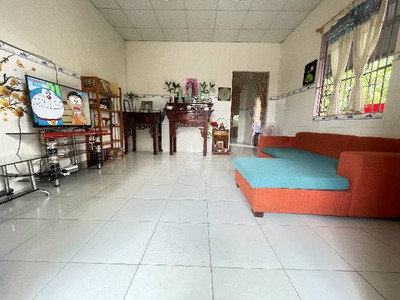 Nhà trệt kiên cố, mặt tiền hẻm xe hơi thông 306 nguyễn văn tạo long thới nhà bè, 130m2 ngang 7,5m 2