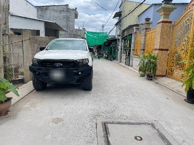 Nhà trệt kiên cố, mặt tiền hẻm xe hơi thông 306 nguyễn văn tạo long thới nhà bè, 130m2 ngang 7,5m 1