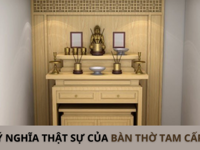 Khám Phá Ý Nghĩa Sâu Sắc Của Bàn Thờ Tam Cấp Trong Không Gian Sống 0