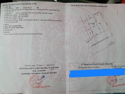 Chính chủ cần bán 04 căn nhà liền kề mặt tiền nguyễn chí thanh   p.trà nóc   bình thủy   cần thơ. 4