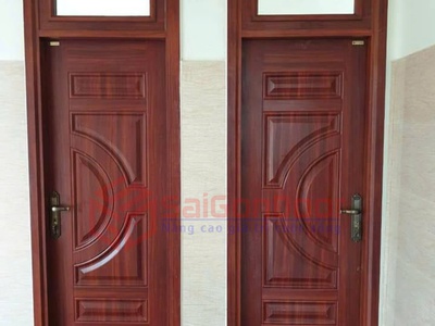 Cửa Thép Vân Gỗ 1 cánh sang trọng 0