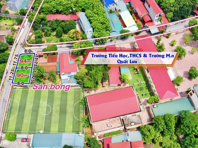 Bán đất giáp trường học tại Quất Lưu, Bình Xuyên, Vĩnh Phúc. Giá chỉ 1.35 tỷ quá rẻ 0