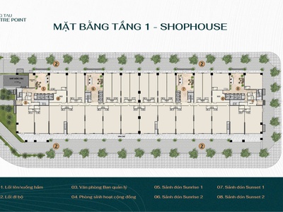 Shophouse tại Vũng Tàu CENTRE POINT, chỉ 12,5 TỶ, 207m2, 3 tầng, mặt tiền 16m 3