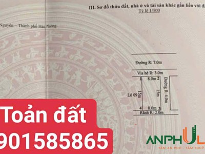 Bán siêu phẩm lô góc xẻ khe tại Dương Quan, Thuỷ Nguyên, Hải Phòng 0