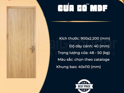 Cửa Gỗ Công Nghiệp MDF-Tinh Tế Bền Bỉ Cho Không Gian Sống Hiện Đại 1